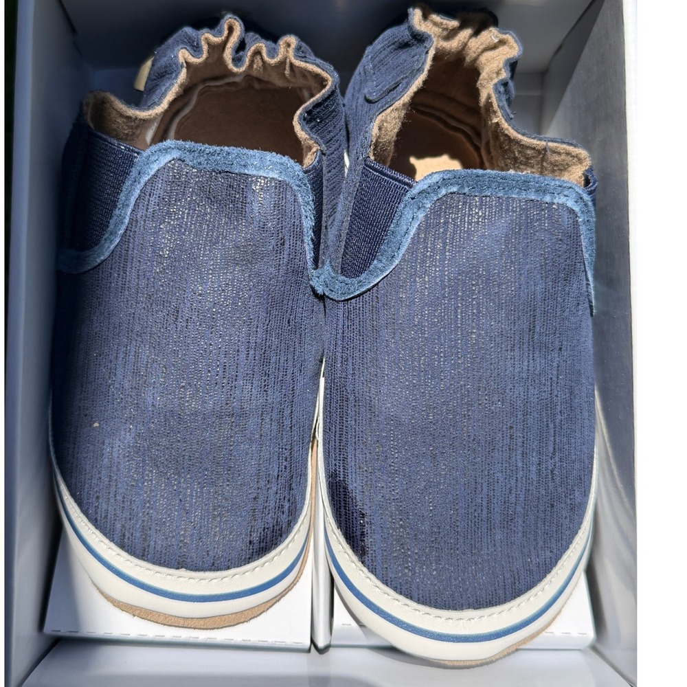 Robeez Navy Baby‎ Walker Shoes 2-3Y